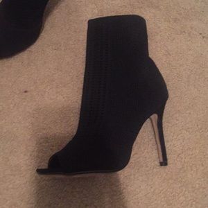 Express high heeled booties